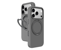 AmazingThing Cloudie na iPhone 17 Pro z podstawką - szare - 1526891 - zdjęcie 1